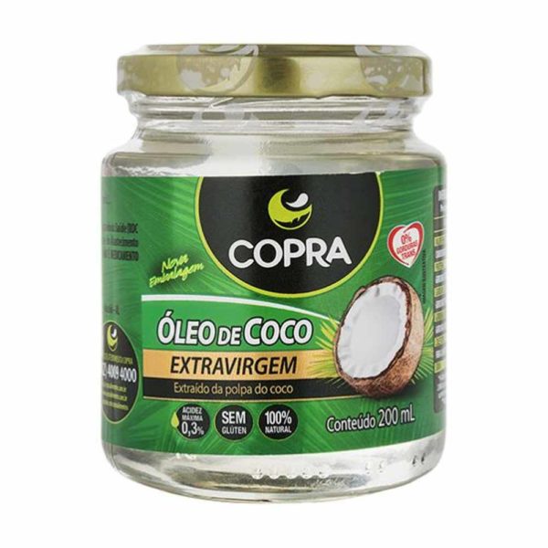 copra oleo de coco extra virgem 200ml