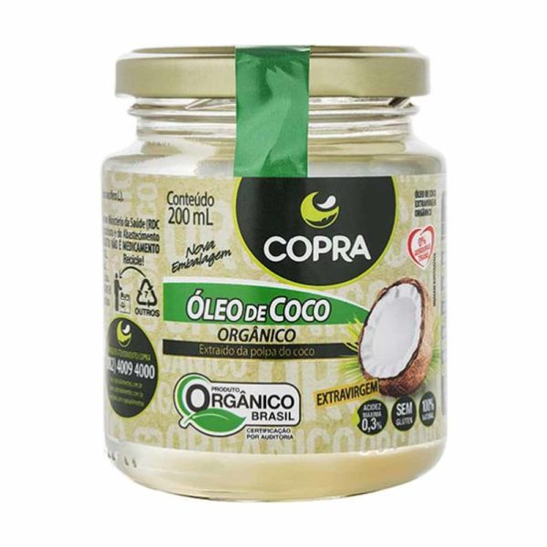 copra oleo de coco organico 200ml
