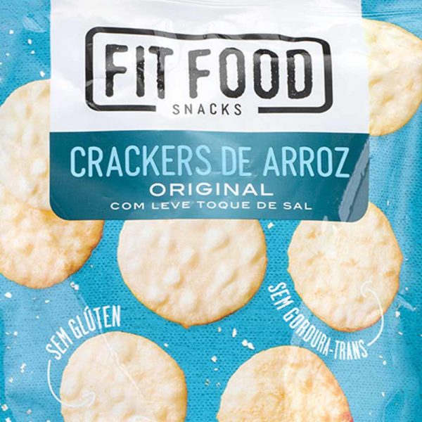 fit food snacks crackers de arroz original 75g 2