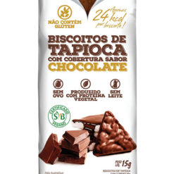 Biscoito de Tapioca com Cobertura de Chocolate Fhom sem Glúten 15g 2