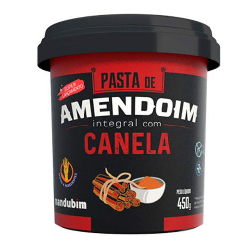 Pasta de Amendoim com Canela 450g Mandubim