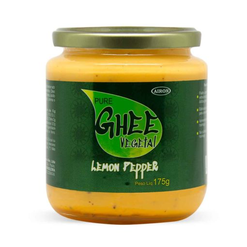 Pure Ghee Manteiga Vegetal Lemon Pepper 175g